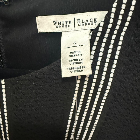 Black House White Market- Striped Stretch Dress. Size 6. New with Tags - Picture 3 of 4